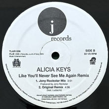 画像をギャラリービューアに読み込む, ALICIA KEYS / TEENAGE LOVE AFFAIR REMIX/LIKE YOU&#39;LL NEVER SEE ME AGAIN
