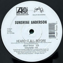 画像をギャラリービューアに読み込む, SUNSHINE ANDERSON / HEARD IT ALL BEFORE
