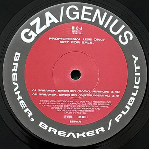 GZA/GENIUS / BREAKER, BREAKER/PUBLICITY – VINYL CHAMBER