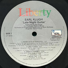 画像をギャラリービューアに読み込む, EARL KLUGH / LATE NIGHT GUITAR
