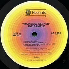 画像をギャラリービューアに読み込む, JOE SAMPLE / RAINBOW SEEKER
