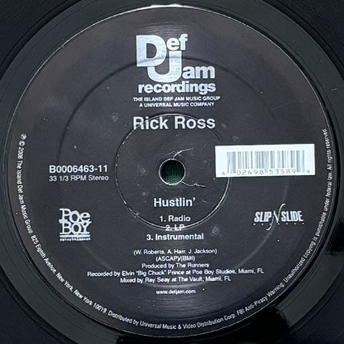 RICK ROSS / HUSTLIN'