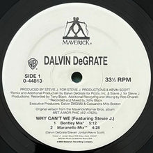 画像をギャラリービューアに読み込む, DALVIN DeGRATE / WHY CAN&#39;T WE
