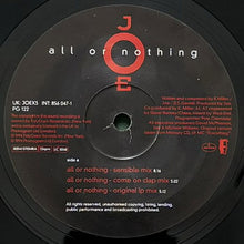 画像をギャラリービューアに読み込む, JOE / ALL OR NOTHING
