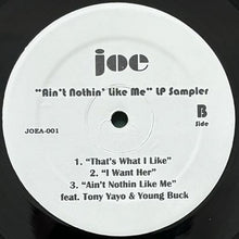 画像をギャラリービューアに読み込む, JOE / AIN&#39;T NOTHIN&#39; LIKE ME (LP SAMPLER)
