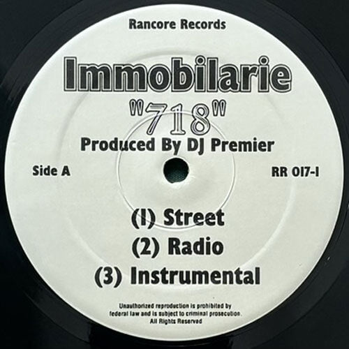 IMMOBILARIE / 718/BOUNCE TO THIS