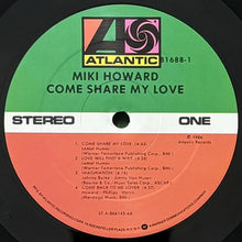 画像をギャラリービューアに読み込む, MIKI HOWARD / COME SHARE MY LOVE
