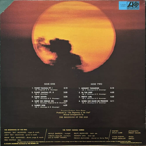 BEGINNING OF THE END / FUNKY NASSAU – VINYL CHAMBER