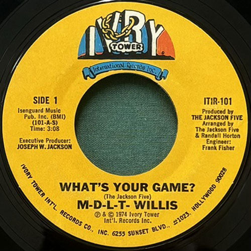 M-D-L-T-WILLIS / WHAT'S YOUR GAME?/RUNNIN' AND PUSHIN'