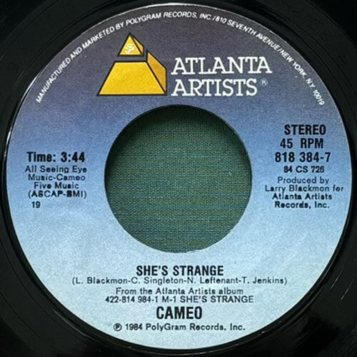 CAMEO / SHE'S STRANGE/TRIBUTE TO BOB MARLEY