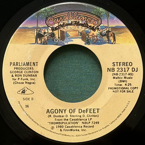 PARLIAMENT / AGONY OF DeFEET