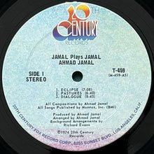 画像をギャラリービューアに読み込む, AHMAD JAMAL / JAMAL PLAYS JAMAL
