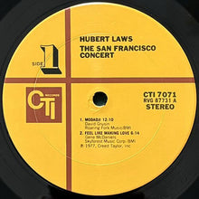 画像をギャラリービューアに読み込む, HUBERT LAWS / THE SAN FRANCISCO CONCERT
