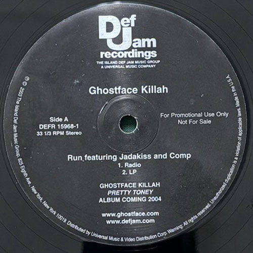 GHOSTFACE KILLAH / RUN