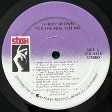 画像をギャラリービューアに読み込む, SHIRLEY BROWN / FOR THE REAL FEELING
