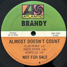 画像をギャラリービューアに読み込む, BRANDY / ALMOST DOESN&#39;T COUNT
