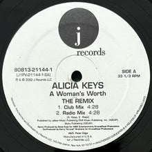 画像をギャラリービューアに読み込む, ALICIA KEYS / A WOMAN&#39;S WORTH (THE REMIX)
