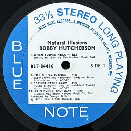 ボビー・ハッチャーソンNatural Illusions LP Bobby Hutcherson / Natural Illusions (LP) / Blue Note 1972