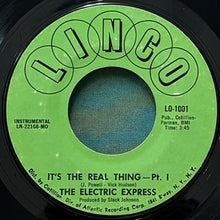 画像をギャラリービューアに読み込む, ELECTRIC EXPRESS / IT&#39;S THE REAL THING Pt. 1/Pt. 2
