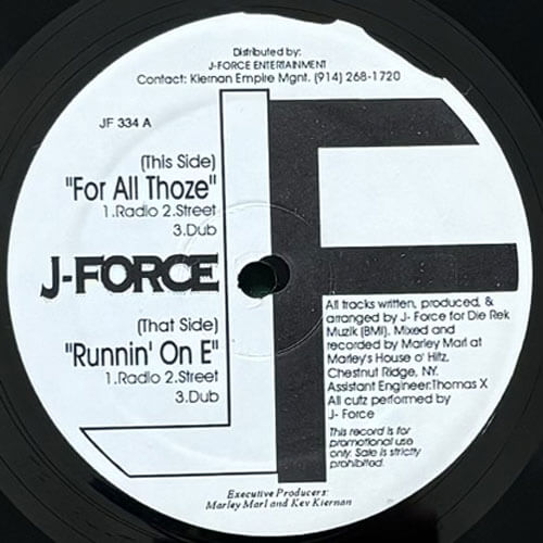 J-FORCE / FOR ALL THOZE/RUNNIN' ON E