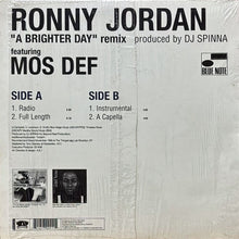 画像をギャラリービューアに読み込む, RONNY JORDAN featuring MOS DEF / A BRIGHTER DAY (REMIX)
