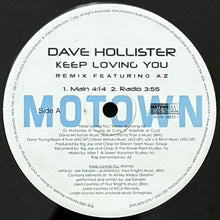 画像をギャラリービューアに読み込む, DAVE HOLLISTER featuring AZ / KEEP LOVING YOU (REMIX)
