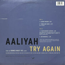 画像をギャラリービューアに読み込む, AALIYAH / TRY AGAIN
