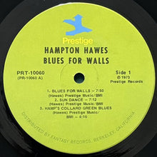 画像をギャラリービューアに読み込む, HAMPTON HAWES / BLUES FOR WALLS
