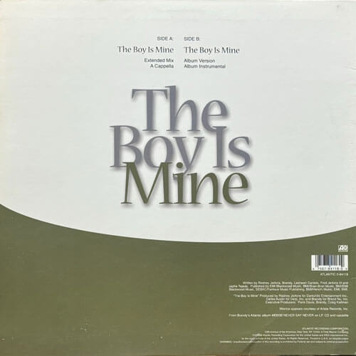 BRANDY & MONICA / THE BOY IS MINE VINYL CHAMBER