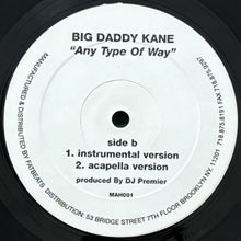 画像をギャラリービューアに読み込む, BIG DADDY KANE / ANY TYPE OF WAY
