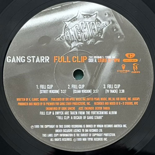 GANG STARR / FULL CLIP/DWYCK