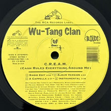 画像をギャラリービューアに読み込む, WU-TANG CLAN / C.R.E.A.M. (CASH RULES EVERYTHING AROUND ME)/DA MYSTERY OF CHESSBOXIN&#39;
