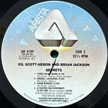 画像をギャラリービューアに読み込む, GIL SCOTT-HERON &amp; BRIAN JACKSON / SECRETS
