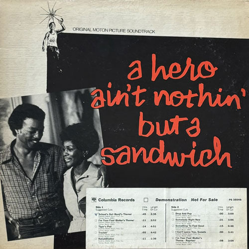 O.S.T. (HUBERT LAWS GROUP) / A HERO AIN'T NOTHIN' BUT A SANDWICH