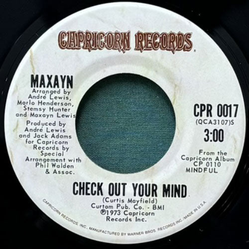 MAXAYN / CHECK OUT YOUR MIND/GOOD THINGS