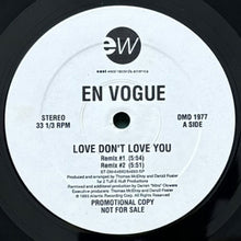 画像をギャラリービューアに読み込む, EN VOGUE / LOVE DON&#39;T LOVE YOU
