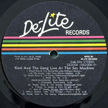 画像をギャラリービューアに読み込む, KOOL &amp; THE GANG / LIVE AT THE SEX MACHINE
