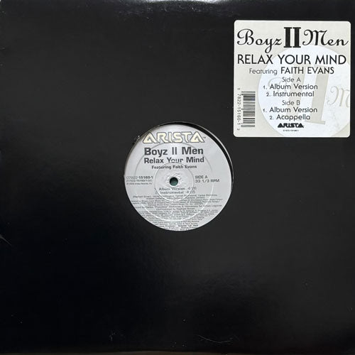 BOYZ II MEN featuring FAITH EVANS / RELAX YOUR MIND