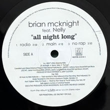 画像をギャラリービューアに読み込む, BRIAN McKNIGHT featuring NELLY / ALL NIGHT LONG
