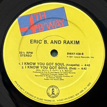 画像をギャラリービューアに読み込む, ERIC B. &amp; RAKIM / I KNOW YOU GOT SOUL
