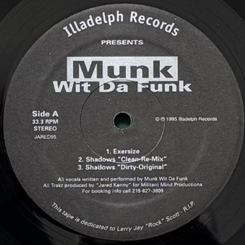 MUNK WIT DA FUNK / EXERSIZE/SHADOWS