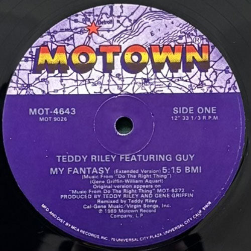 TEDDY RILEY featuring GUY / MY FANTASY – VINYL CHAMBER