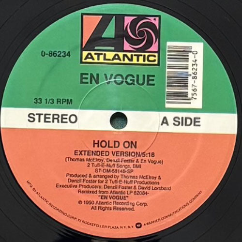 EN VOGUE / HOLD ON – VINYL CHAMBER