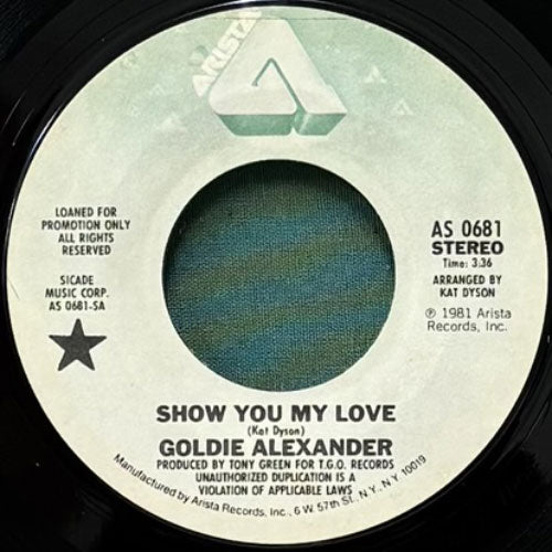 GOLDIE ALEXANDER / SHOW YOU MY LOVE