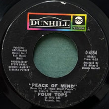 画像をギャラリービューアに読み込む, FOUR TOPS / ARE YOU MAN ENOUGH/PEACE OF MIND
