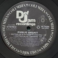 画像をギャラリービューアに読み込む, PUBLIC ENEMY / NIGHTTRAIN/MORE NEWS AT 11
