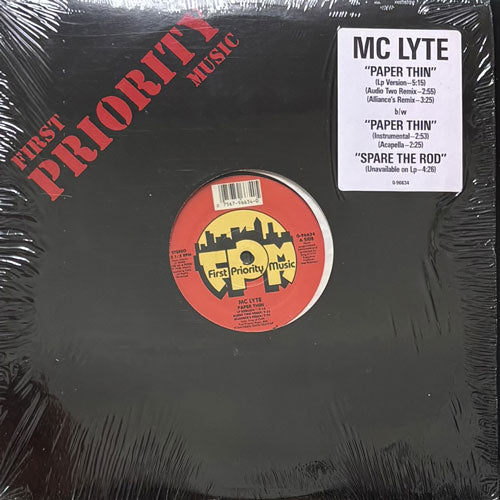 MC LYTE / PAPER THIN/SPARE THE ROD