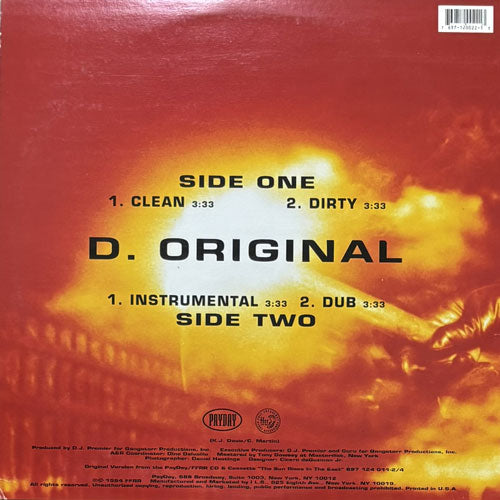 洋楽 Jeru The Damaja - D. Original DJ Premier D. Original - YouTube