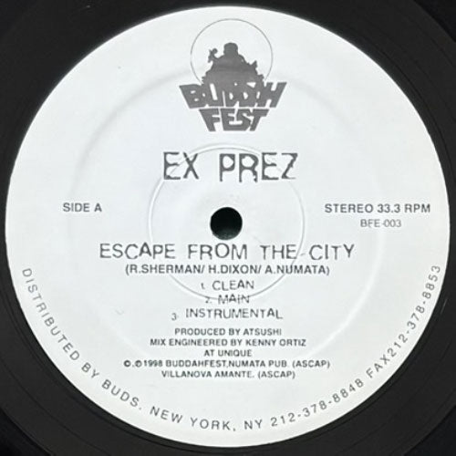 EX PREZ / ESCAPE FROM THE CITY/BLAH BLAH BLAH – VINYL CHAMBER EX PREZ / ESCAPE FROM THE CITY/BLAH BLAH BLAH – VINYL CHAMBER