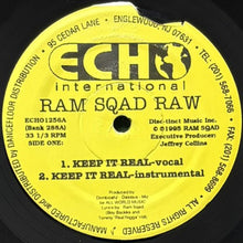 画像をギャラリービューアに読み込む, RAM SQUAD RAW / KEEP IT REAL/WHEN &amp; WHERE
